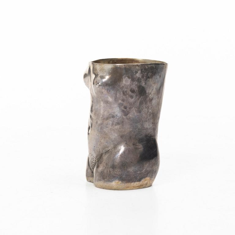 Snapsglas, sterlingsilver, G.E Florman, Stockholm, 1997.