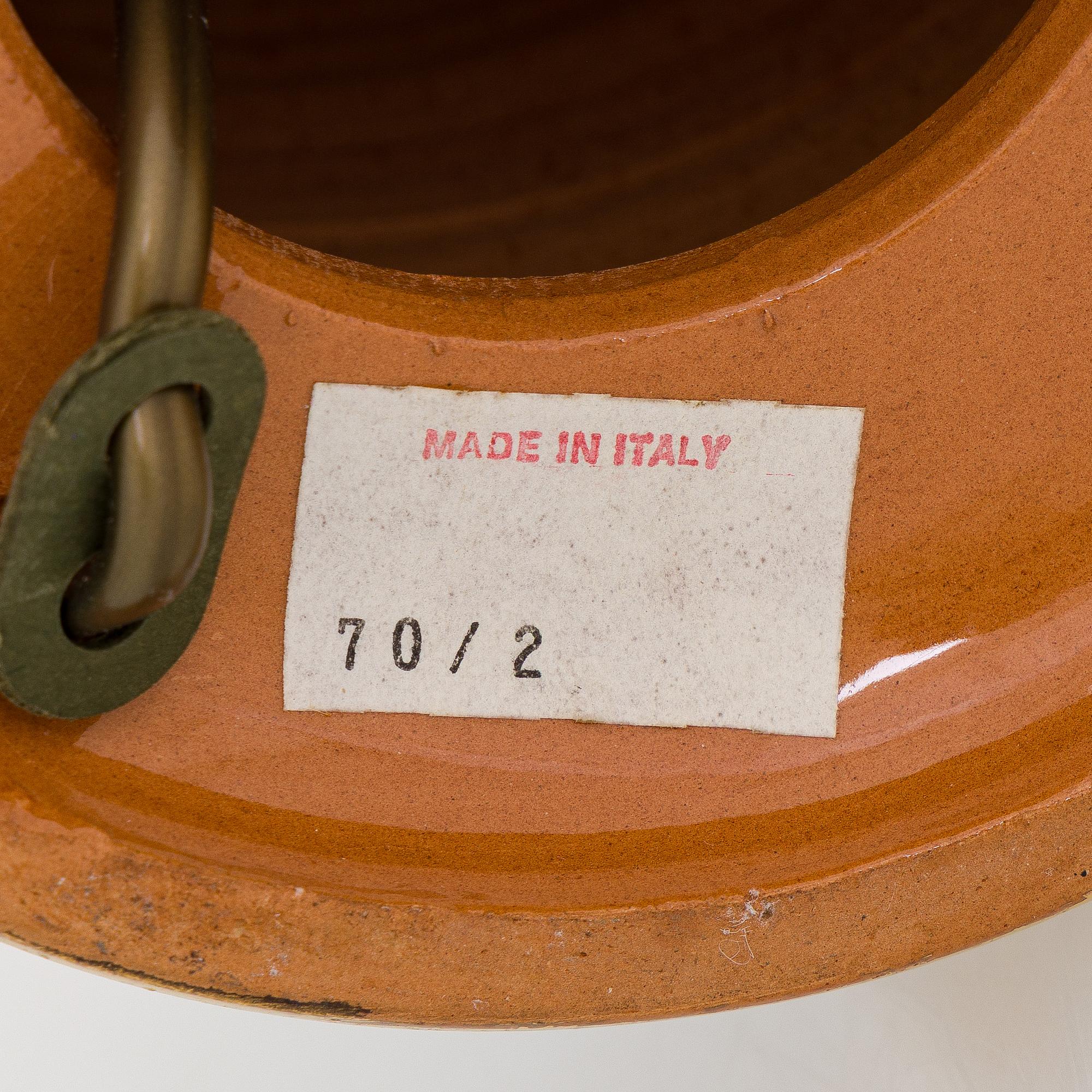 Bordslampor, ett par, Bitossi, Italien, 1960/1970-tal.