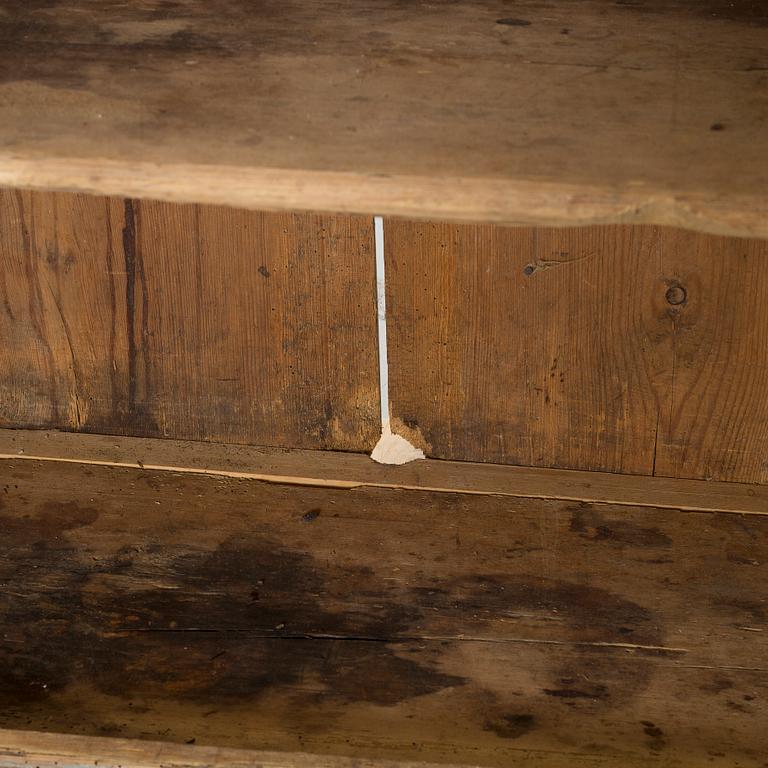 A cabinet, dated 1817.