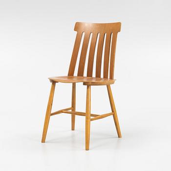 An 'Åsa 551' teak veneered chair by Jan Hallberg, 1963.