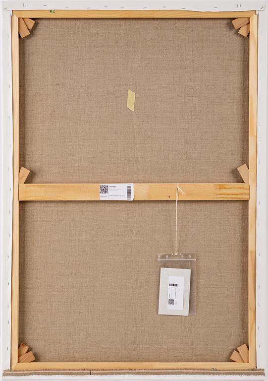 Twan Janssen, acrylic and magnet on canvas, three dimensional work.