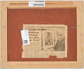 SVEN X:ET ERIXSON, olja på pannå, signerad.