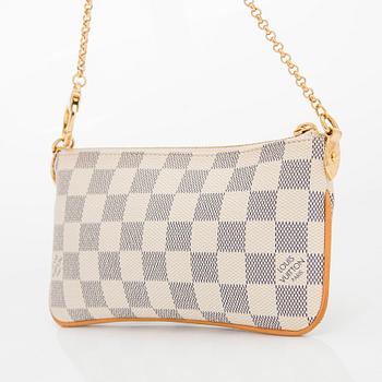 Louis Vuitton, a Damier Azur 'Milla MM Pochette' bag.