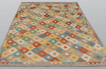 A carpet, kilim, ca 297 x 206 cm.