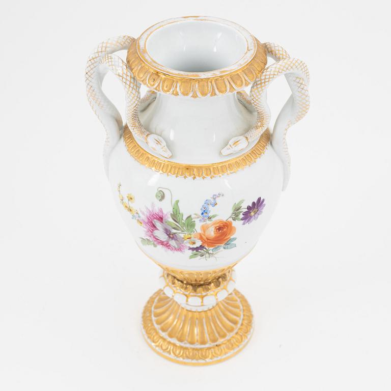 A Meissener porcelain vase , circa 1900.