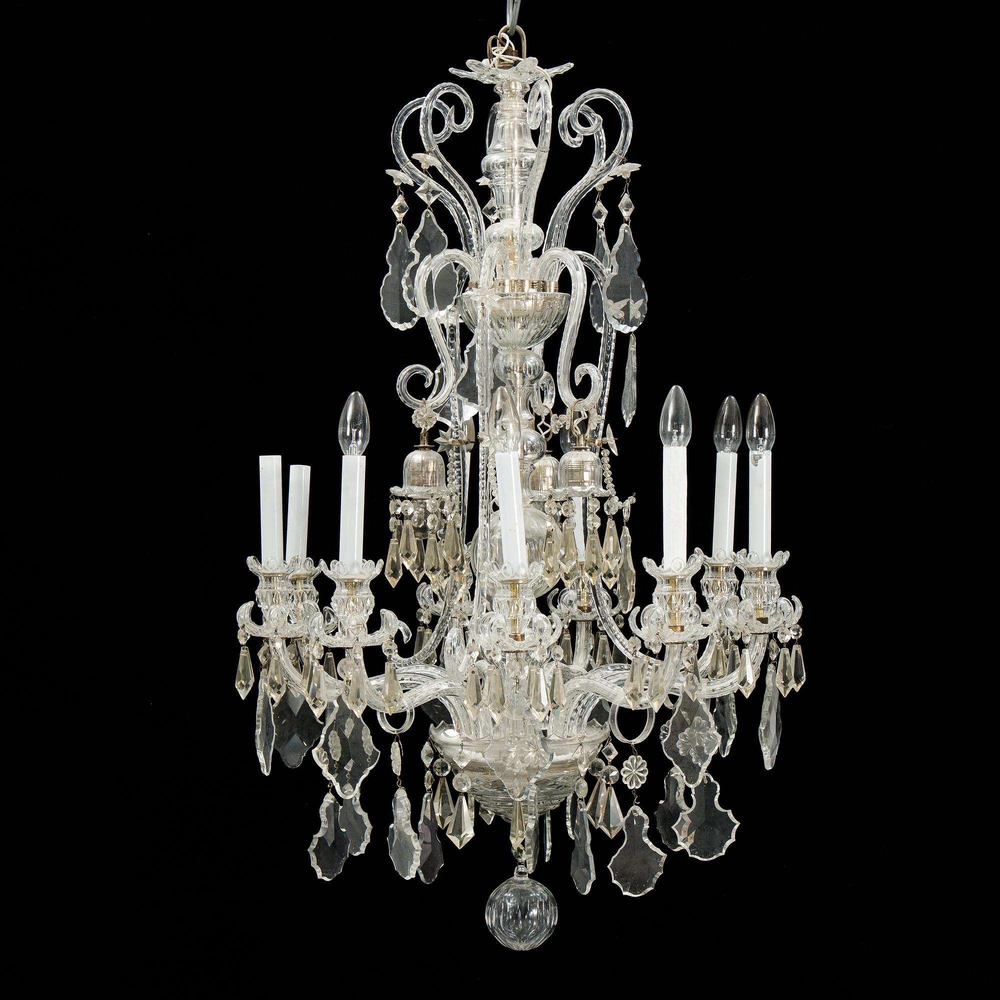 A venetian style chandelier, 20th century.