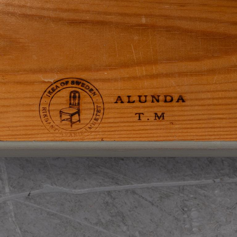 An 'Alunda' drop leaf table from Ikea, 1990's.