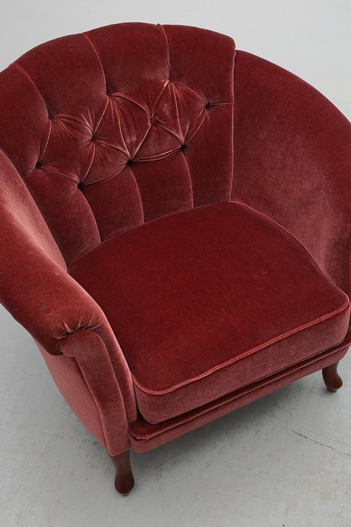 FÅTÖLJER, ett par, Bröderna Andersson, 1900-talets andra hälft.