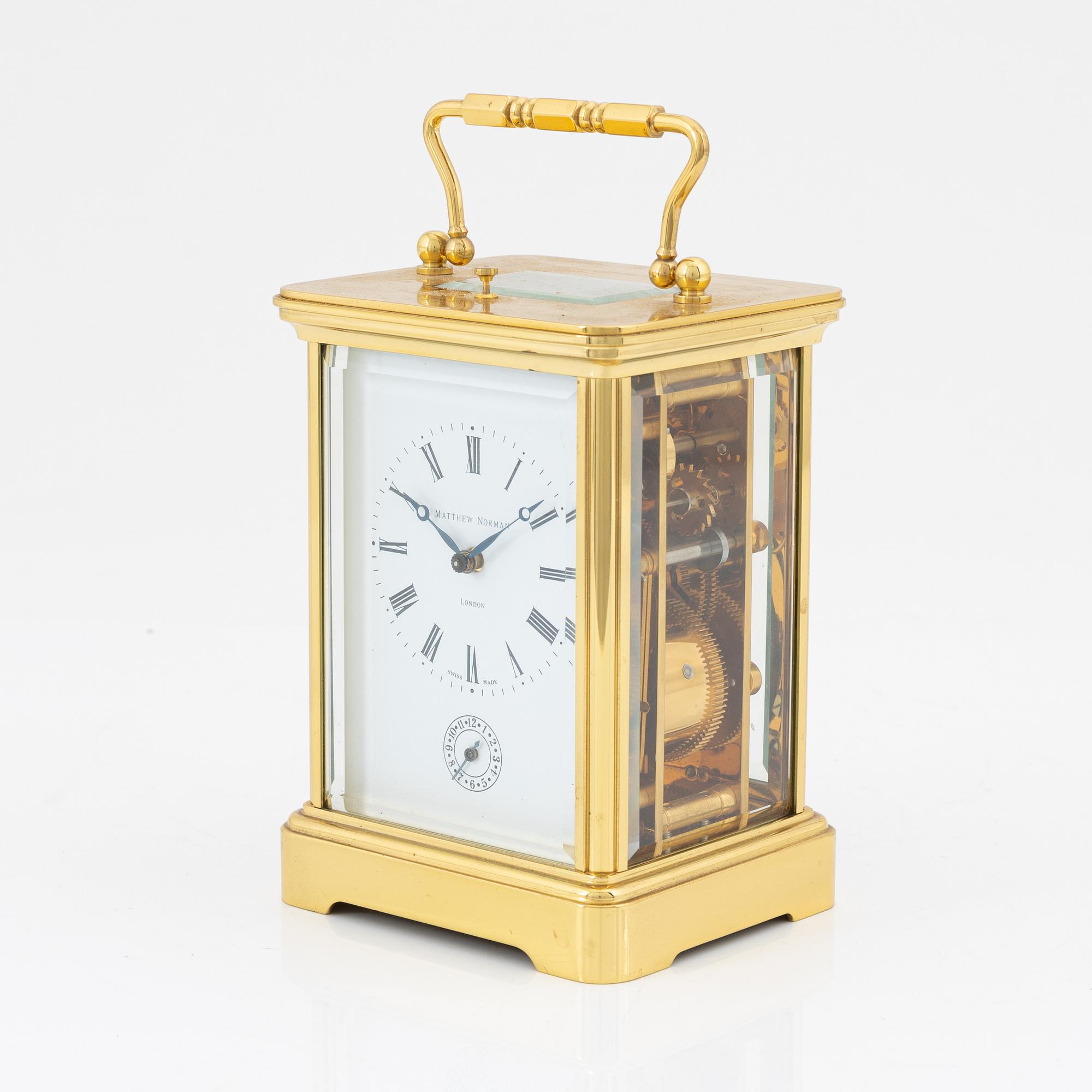 A travel alarm clock, Matthew Norman LTD, Switzerland, second half
