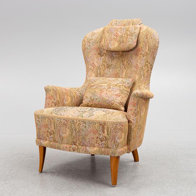 Carl Malmsten, armchair, "Farmor". Second half of the 20th century.