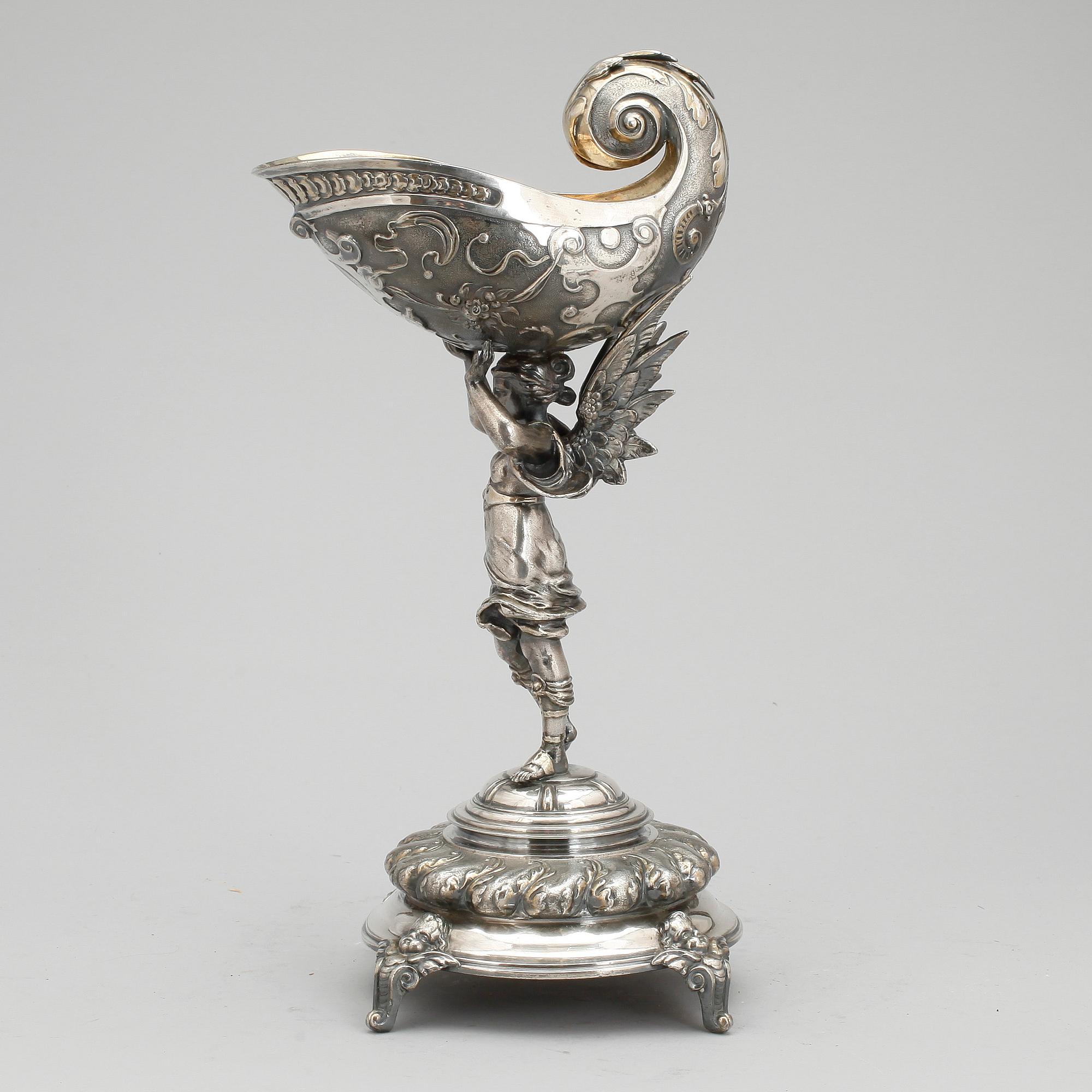 SKÅL på FOT, nysilver, WMF, 1900-talets början.