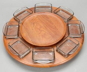 SERVERINGSSNURRA, sk Lazy Susan, Digsmed, Danmark, 1960-tal.