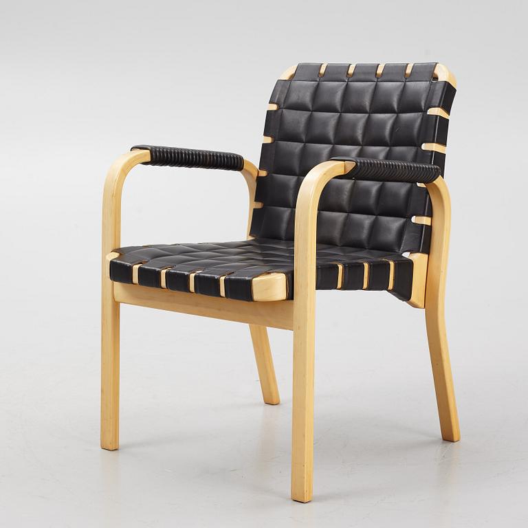 Alvar Aalto, a model 45 armchair, Artek, Finland, end of the 20th century.