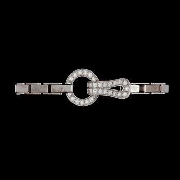 860. A circa 1.00 cts brilliant-cut diamond bracelet by Cartier. No. 88187A.