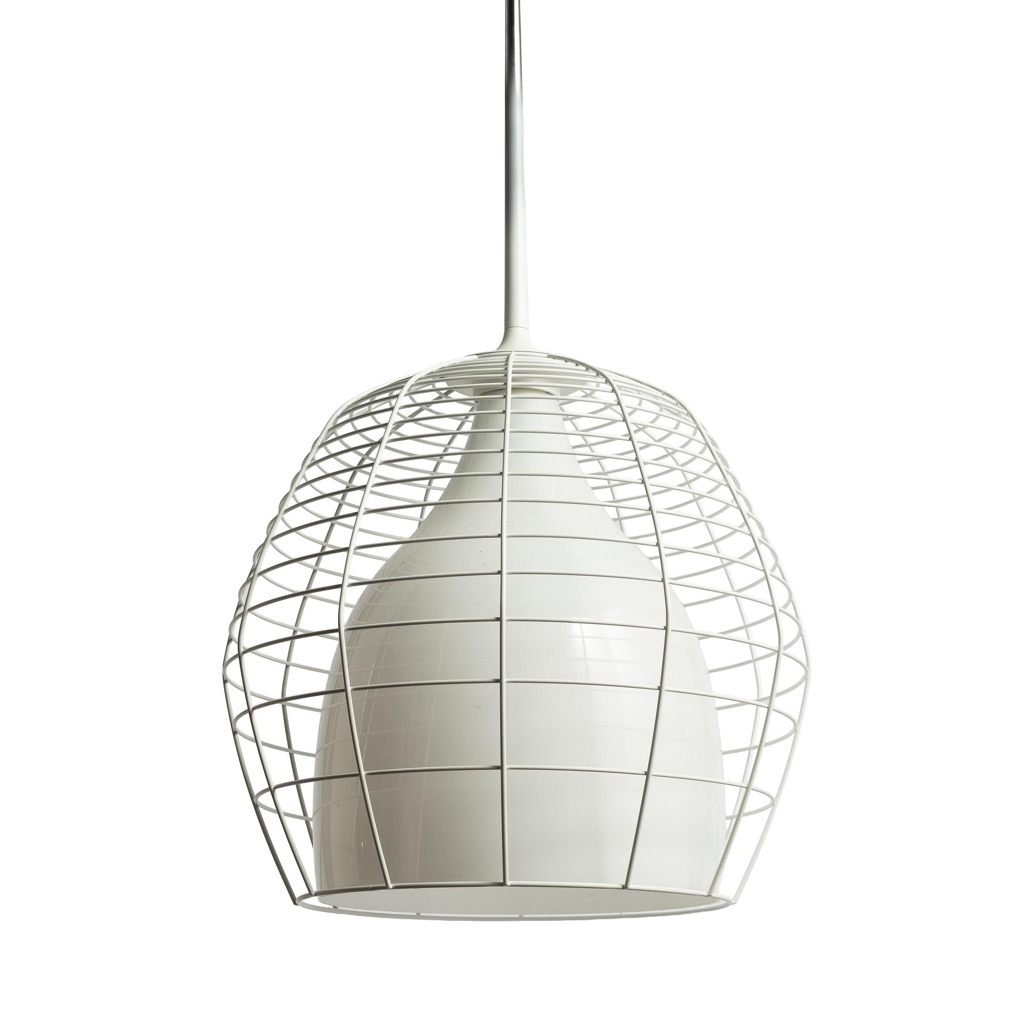 Lodes, three, 'Diesel Cage Pendant lamps', contemporary.