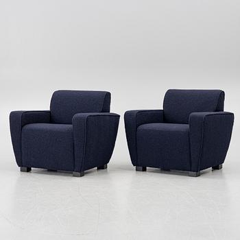 Fredrik Carlström, a pair of "Josefina" armchairs, Austere.