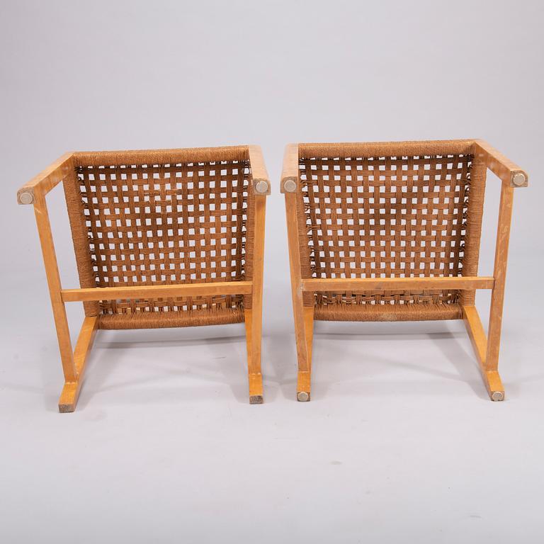 Elna Kiljander, ELNA KILJANDER, A set of four 1940s chairs for Oy Koti - Hemmet Ab.