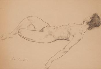 813. Lotte Laserstein, "Reclining Nude (Traute Rose)".