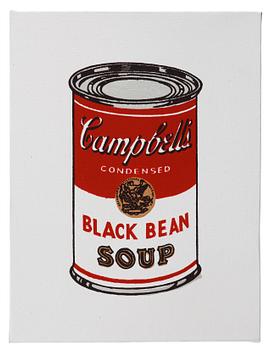 Richard H. Pettibone, "Andy Warhol, '32 Cans of Campbell's Soup', 1962".