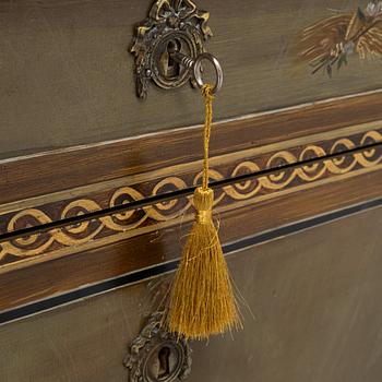 A Gustavian style chest of drawers, 20th Century.