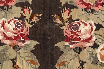 A Kelim carpet, Moldova, dated 1939, circa 385 x 174 cm.