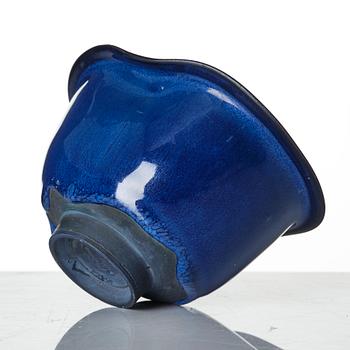 Wilhelm Kåge, two stoneware bowls, Gustavsberg Studio 1945.