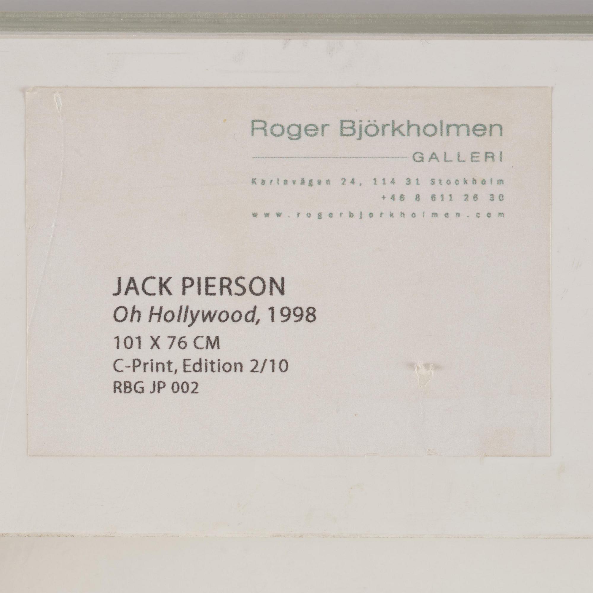 Jack Pierson, "Oh Hollywood", 1998.