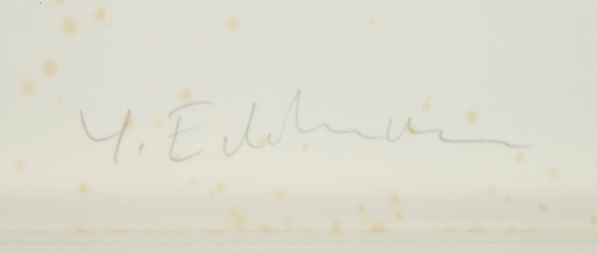 YRJÖ EDELMANN, färglitografi, 1995, signerad EA XV/XXXVI.