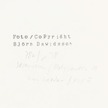 Dawid, Untitled, 1978.