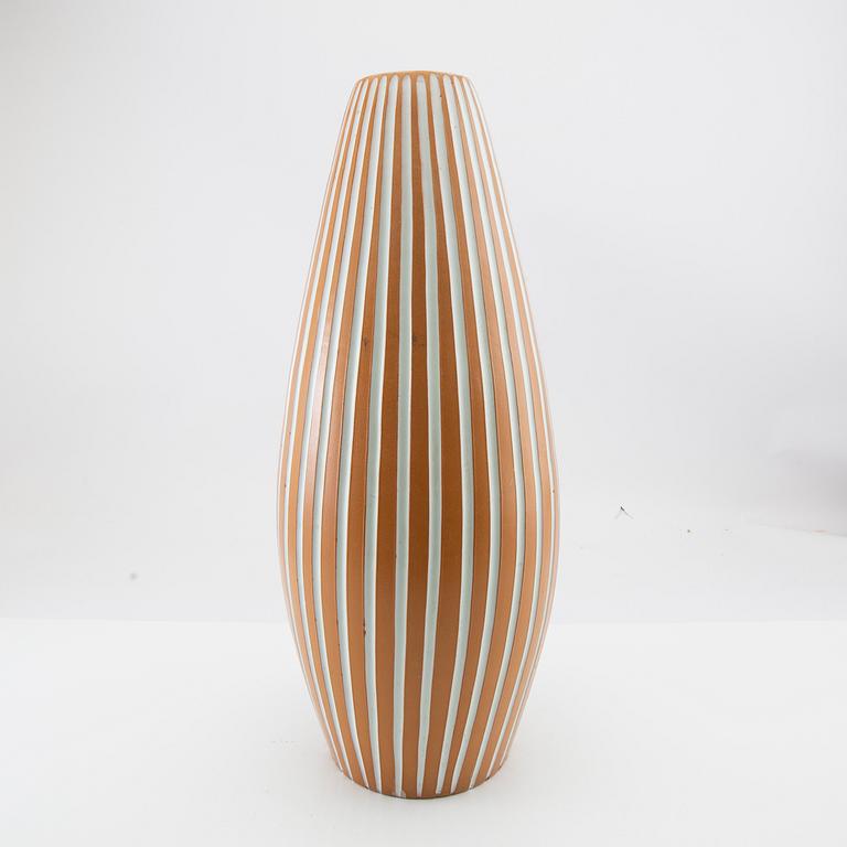 Ingrid Atterberg, floor vase Uppsala Ekeby second half of the 20th century glazed stoneware.