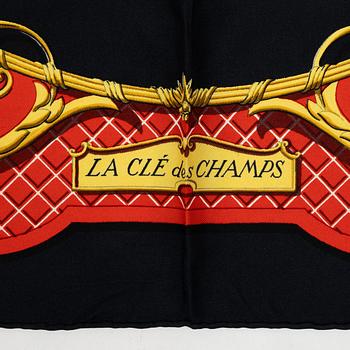 Hermès, scarf, "La Clé des Champs".