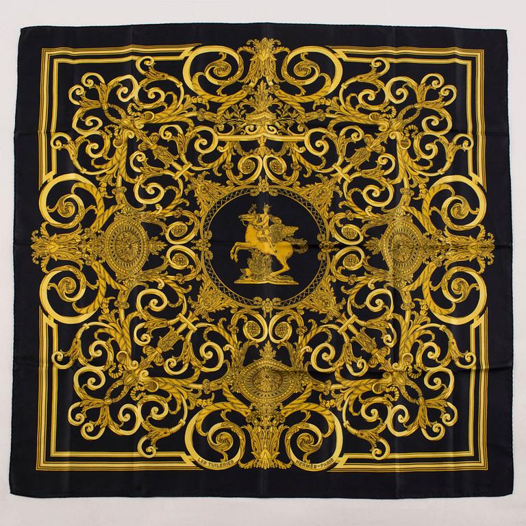 HERMÈS, "Les Tuileries", scarf.