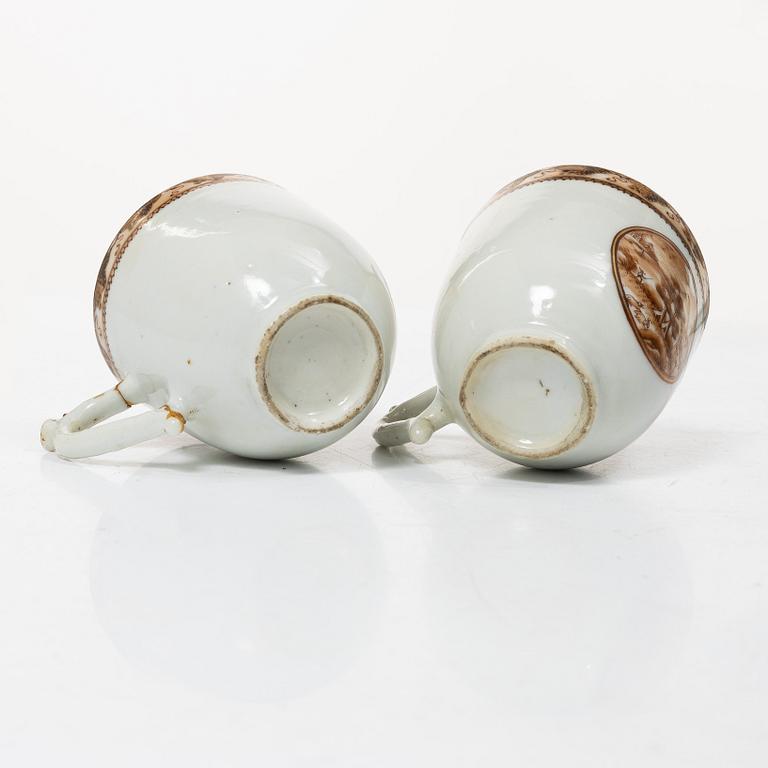 A collection of export porcelain, China, Qing dynasty, 18th century.