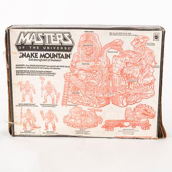 MASTERS OF THE UNIVERSE, Snake Mountain playset i förpackning, Mattel, 1983.