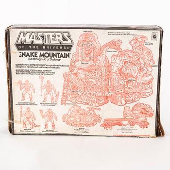 MASTERS OF THE UNIVERSE, Snake Mountain playset i förpackning, Mattel, 1983.