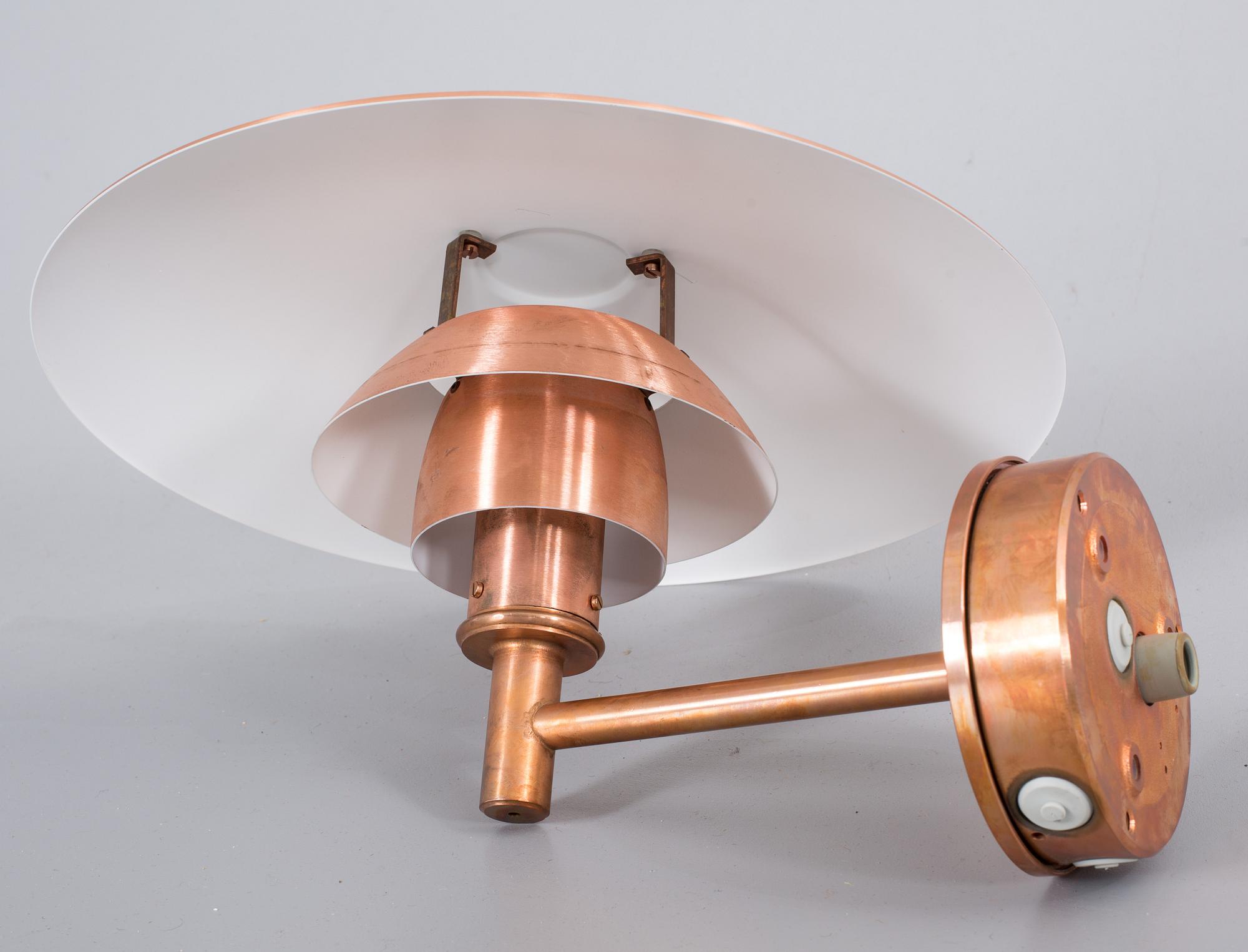 POUL HENNINGSEN, a "PH" Louis Poulsen wall lamp/ outdoor lamp.