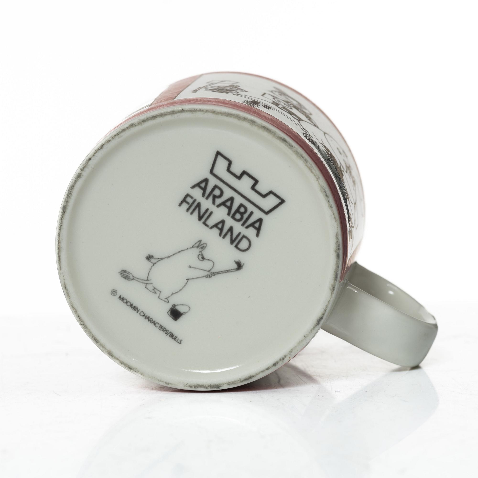 Muminmugg, porslin, Arabia, Finland 1990-1993.