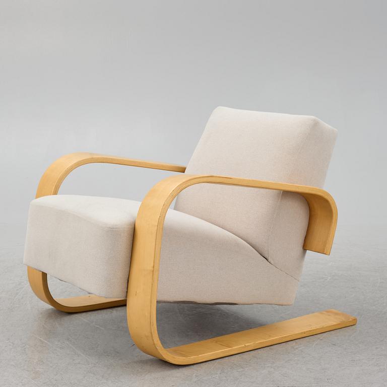 Alvar Aalto, a 'Tank' armchair model 400, Artek, Finland.