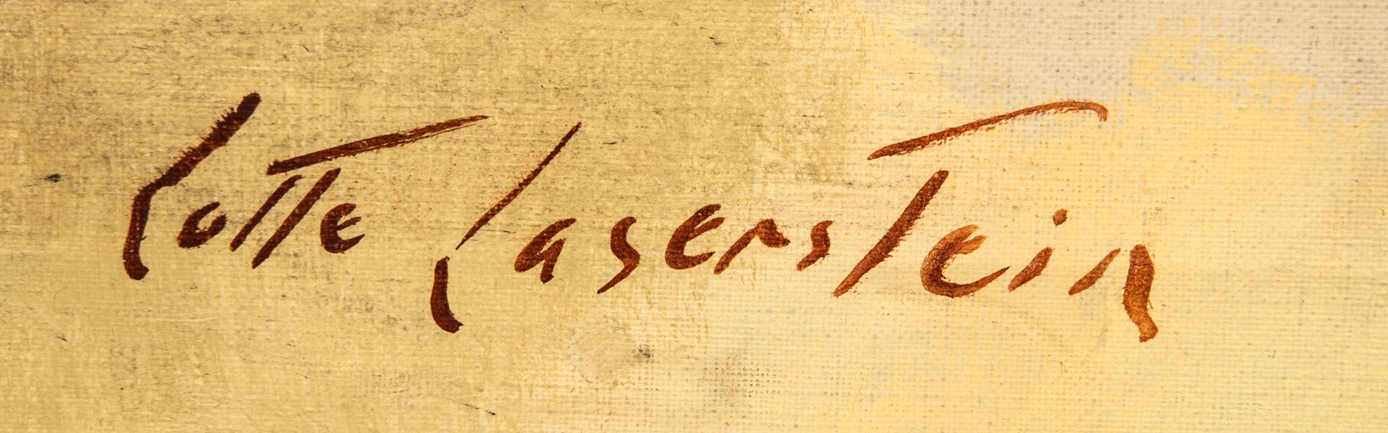 Lotte Laserstein, man i röd tröja.