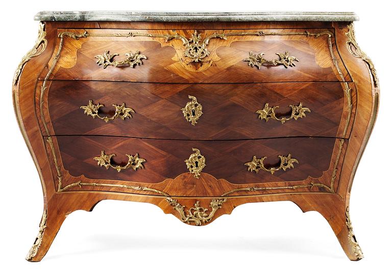 A Swedish Rococo 18th century commode.