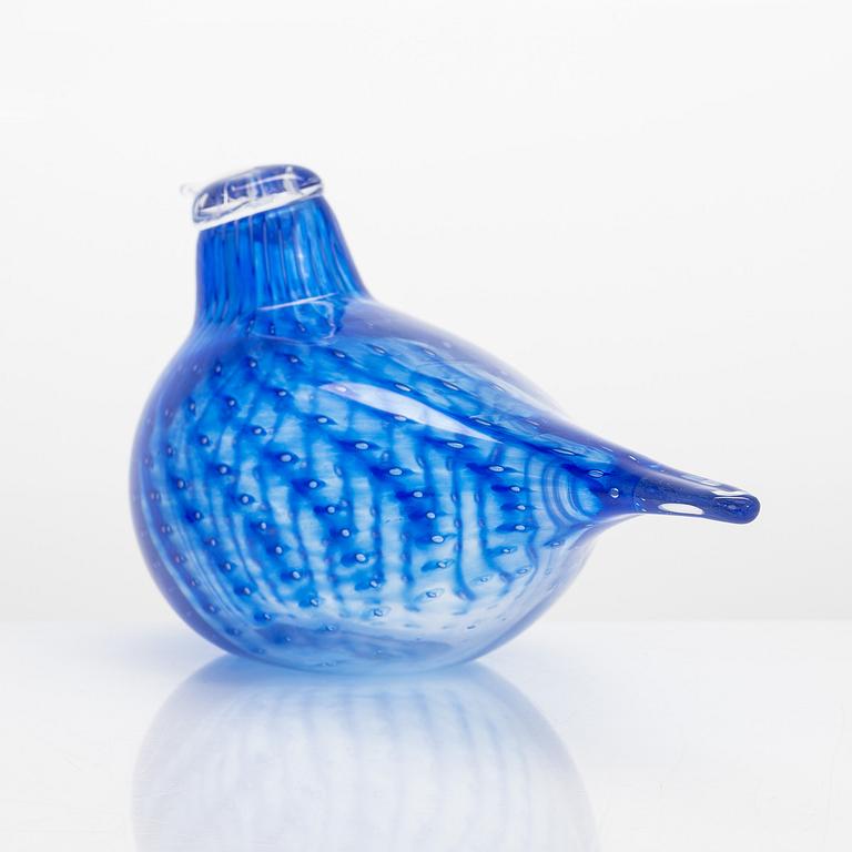 Oiva Toikka, a glass bird, signed O. Toikka Nuutajärvi Stora Enso oyj. Iittala 2008.