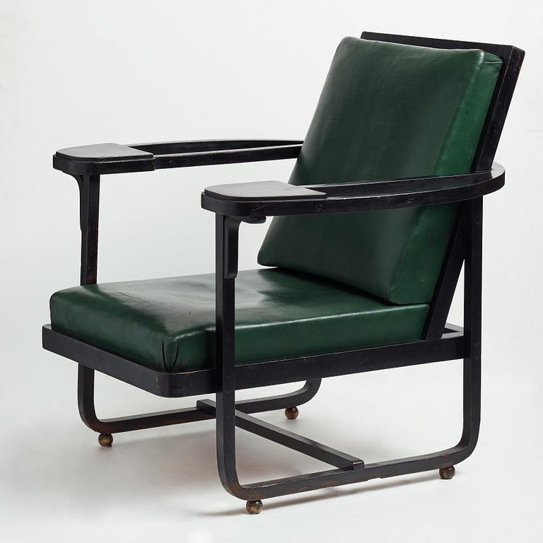 Carl Bergsten, an armchair, by Gemla Leksaksfabrik Diö, for the exhibition in Norrköping Sweden 1906.