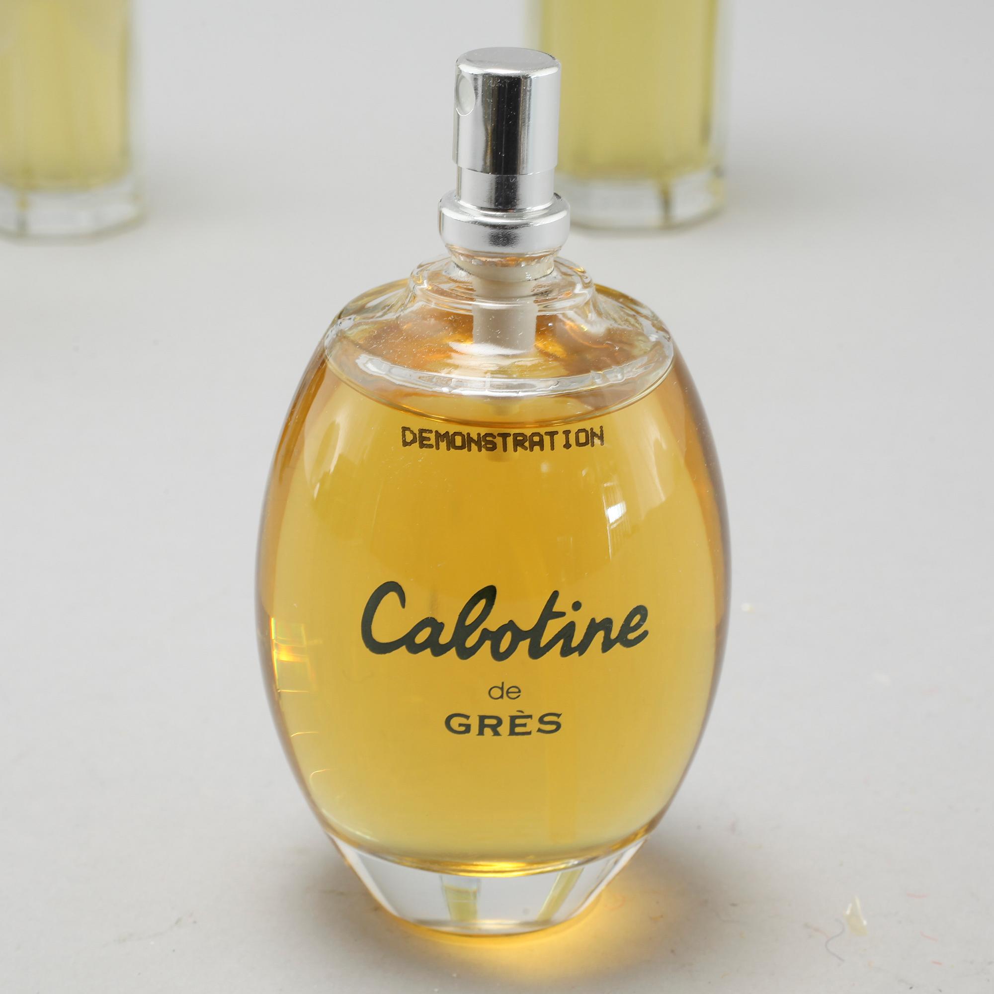 CABOCHARD, factices, seven perfumebottles.