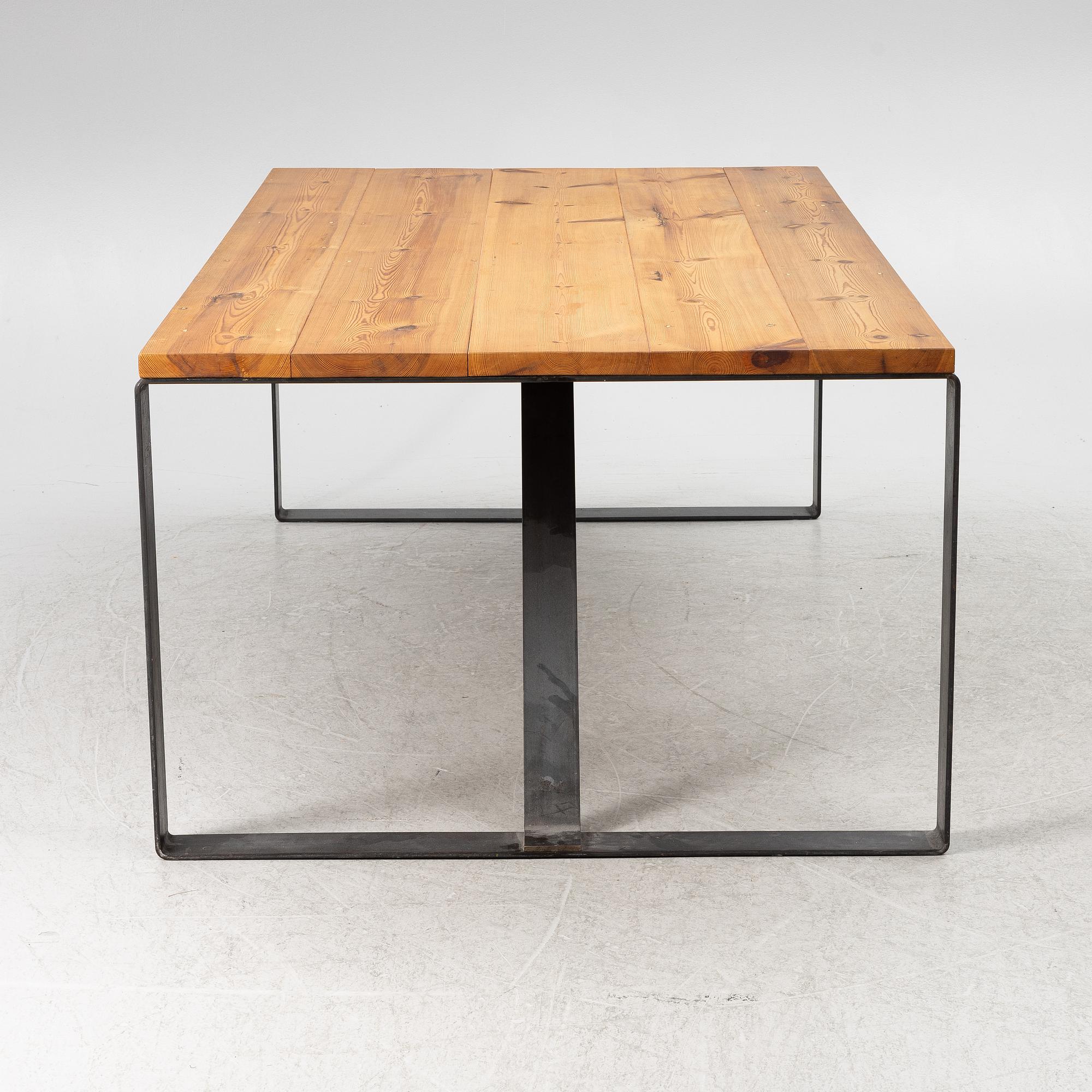 Christer Larsson, dining table, Sven Larsson furniture shop.
