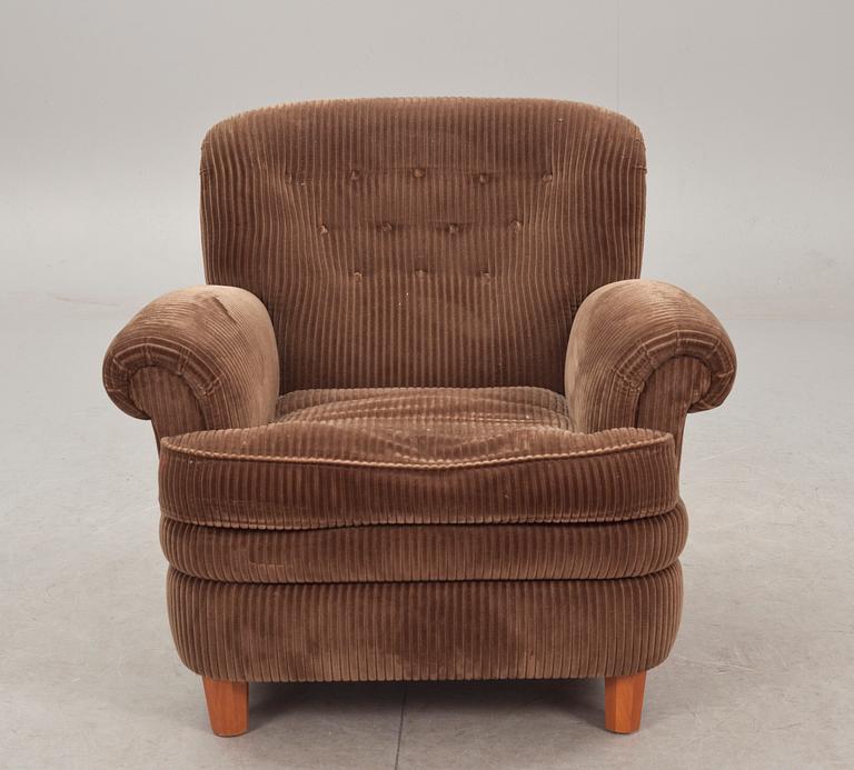 FÅTÖLJ, modell 568. Josef Frank för Firma Svenskt Tenn.