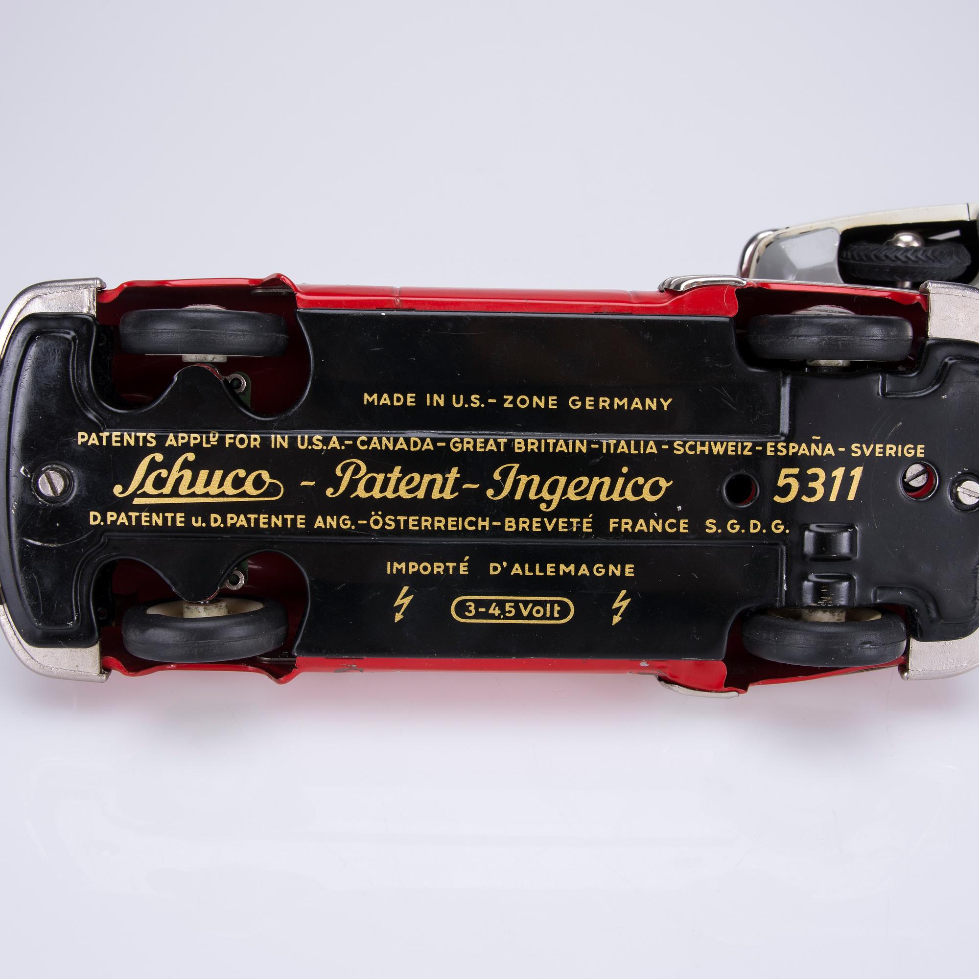 LEKSAKSBILAR, 2 kpl, Schuco och Tipp & Co., Tyskland 1950-60-tal.