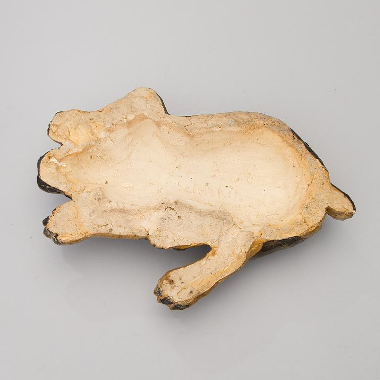 MICHAEL SCHILKIN, KOIRANPENTU IMMO.  Sign. Schilkin Arabia. 1948.