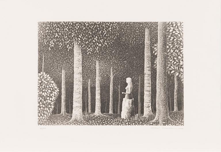 Portfolio of prints, fourteen Finnish poets and artists, Eurographica Helsinki 1978.