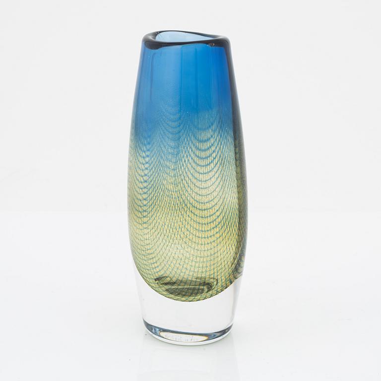 Sven Palmqvist, a glass vase, 'Kraka*, Orrefors.