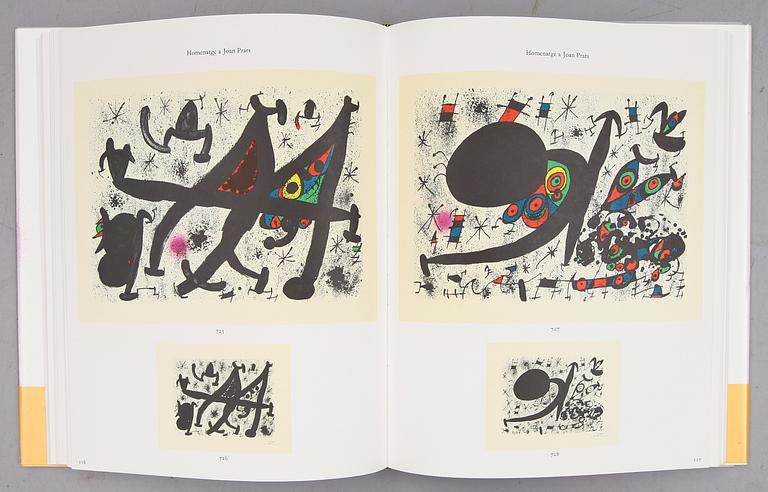 BOK: Joan Miró Lithographe IV 1969-1972, Nicolas et Elena Calas, Maeght Éditeur, Paris 1981. Litografi.